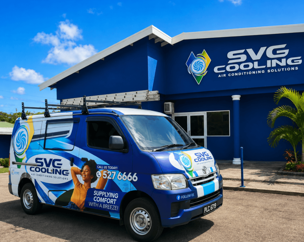 Building & van